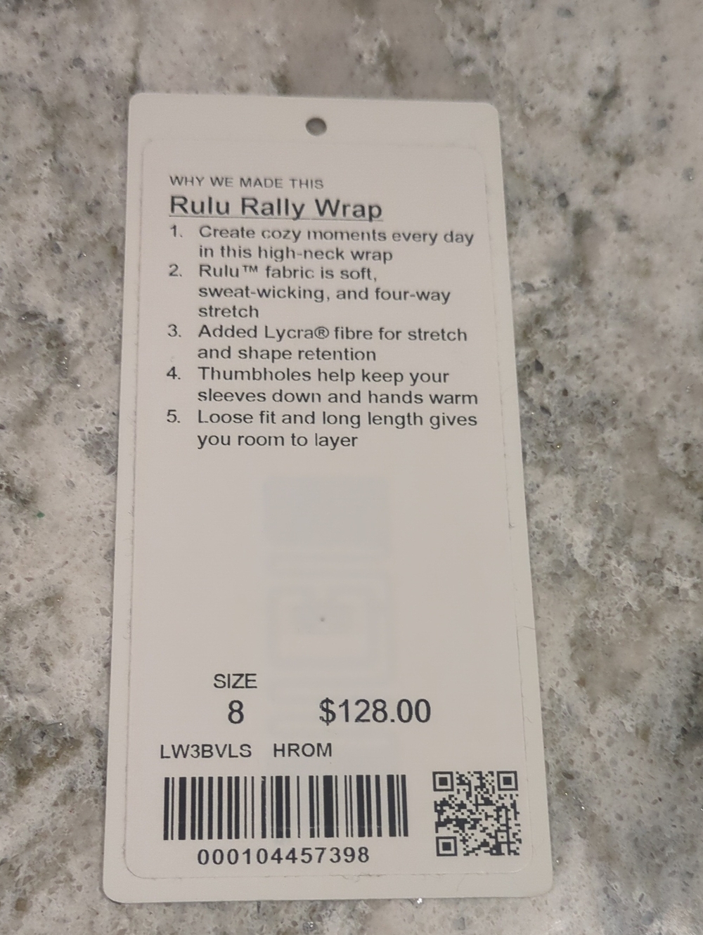 Lululemon Rulu Rally Wrap - Picture 8 of 8